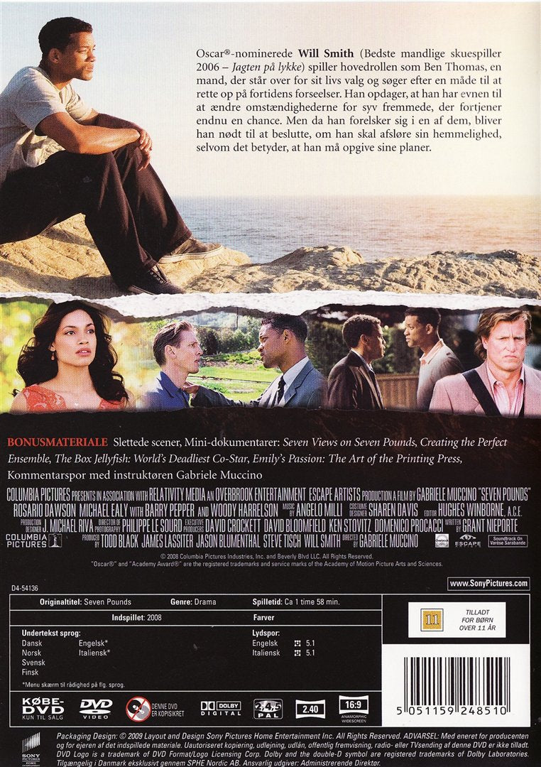 Syv liv (DVD)