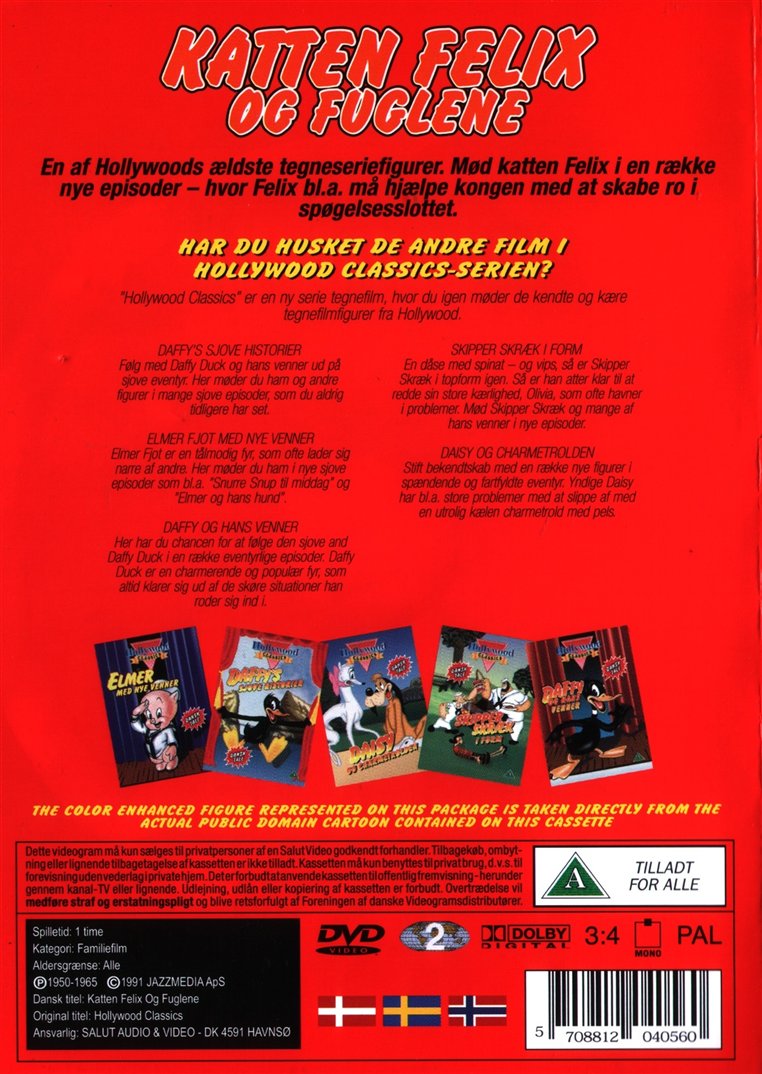 Hollywood Classics - Katten Felix og Fuglene (DVD)