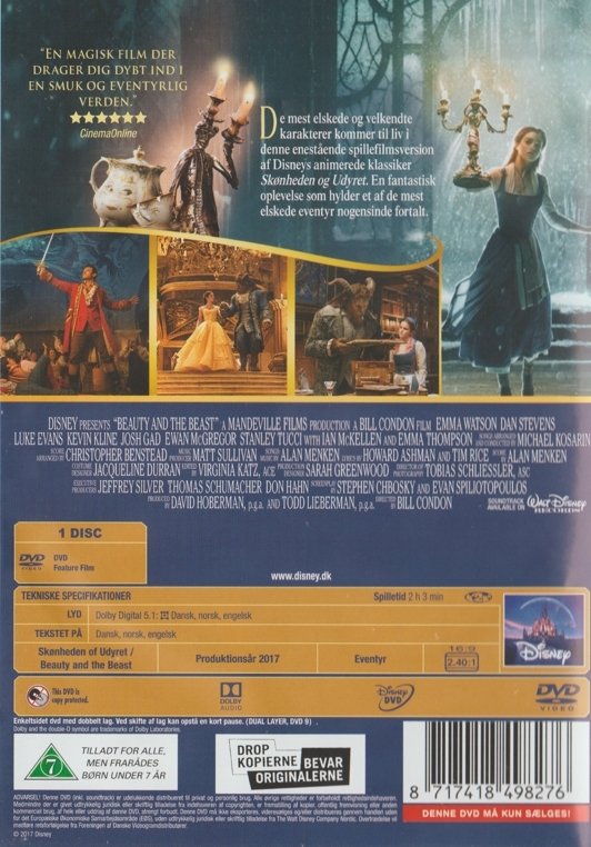 Skønheden og Udyret (DVD)