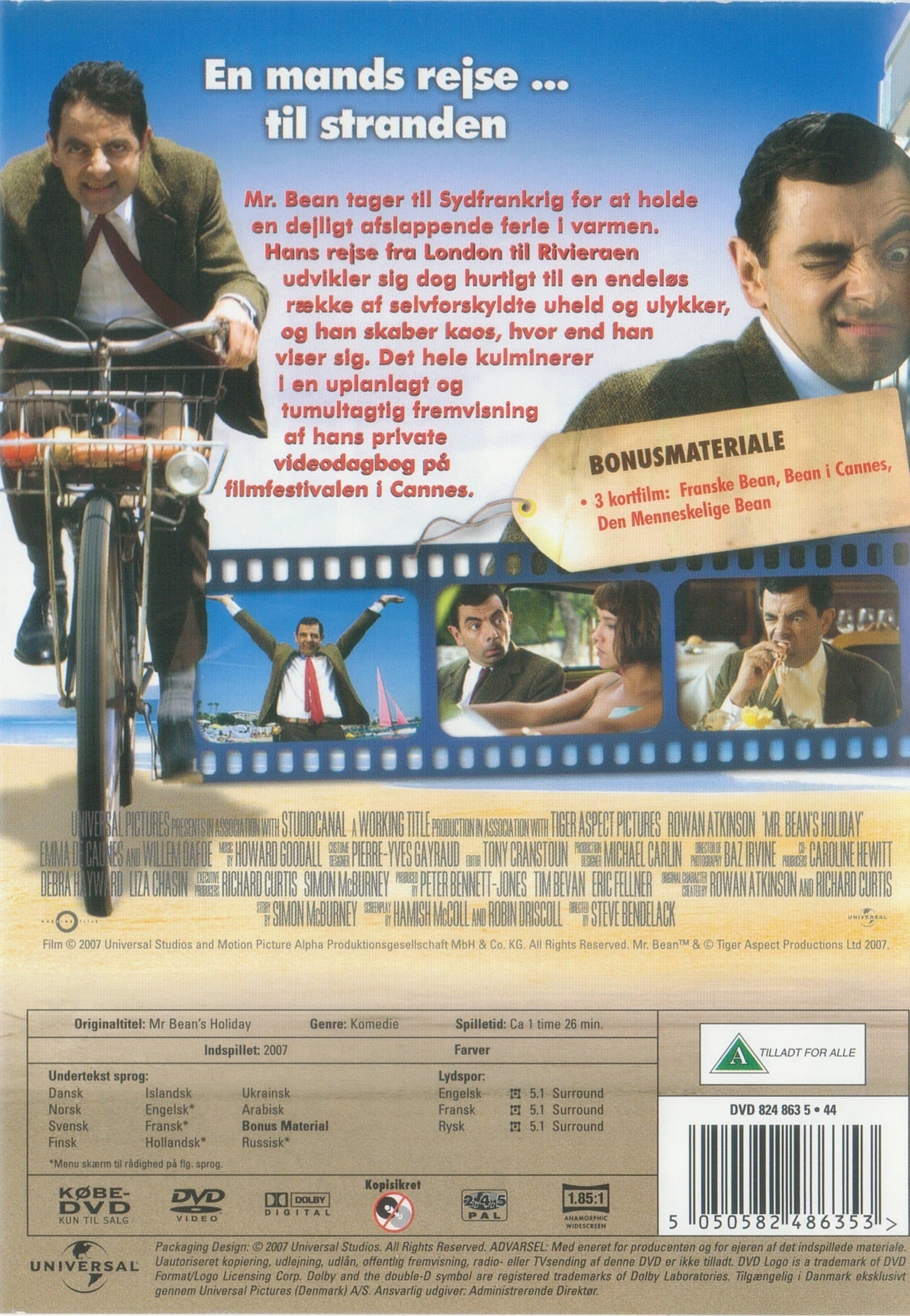 Mr. Bean's Ferie (DVD)