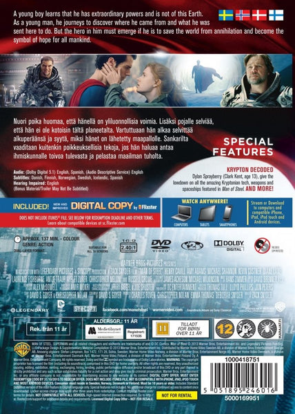 Man Of Steel (DVD)