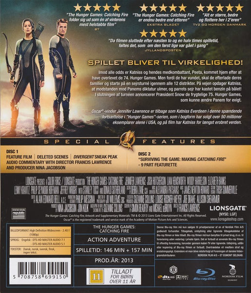 The Hunger Games: Catching Fire (Blu-ray)