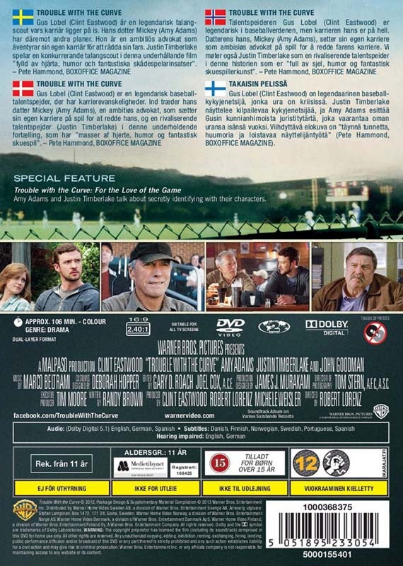 Trouble With The Curve (DVD)
