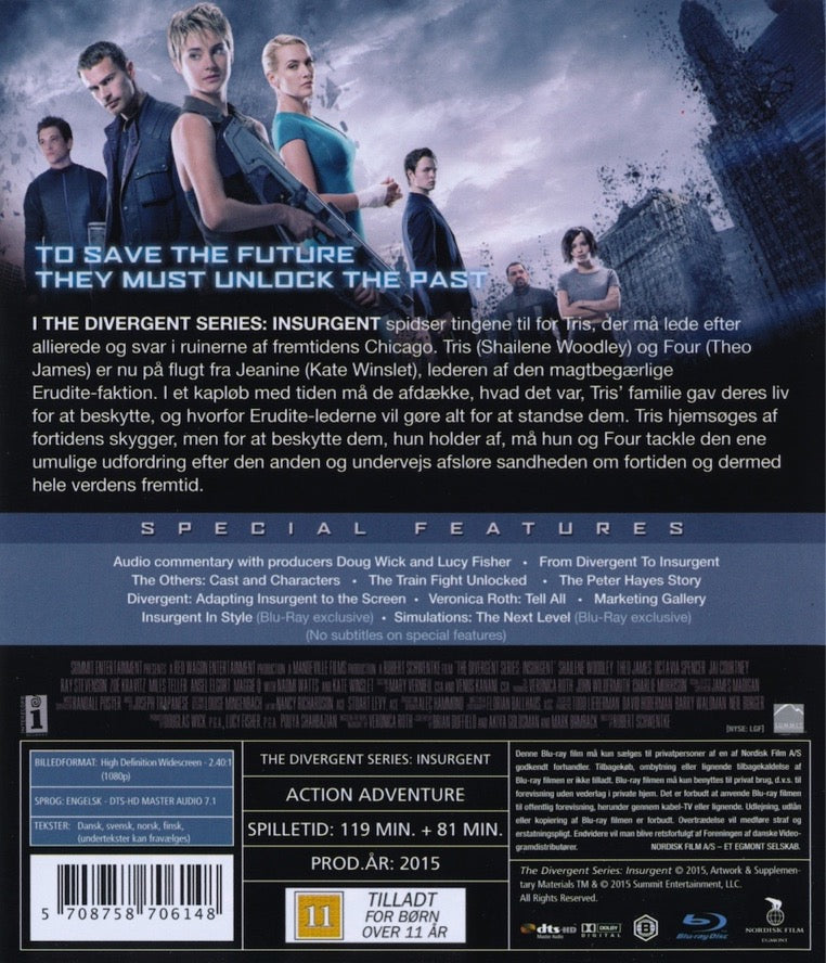 Insurgent The Divergent Series (Blu-ray)