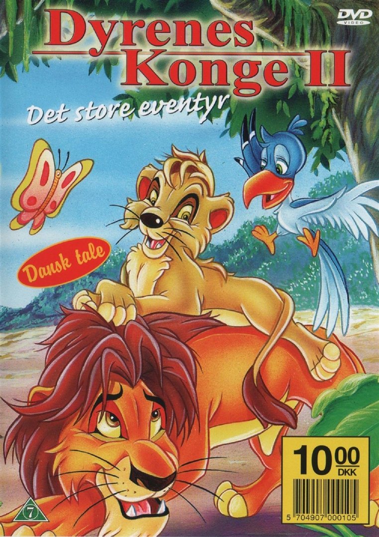 Dyrenes Konge II. Det Store Eventyr (DVD)