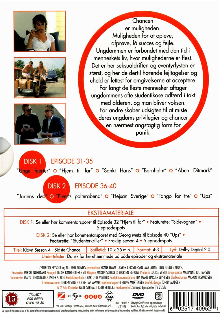 Klovn 4. Sæson: Sidste chance (DVD)