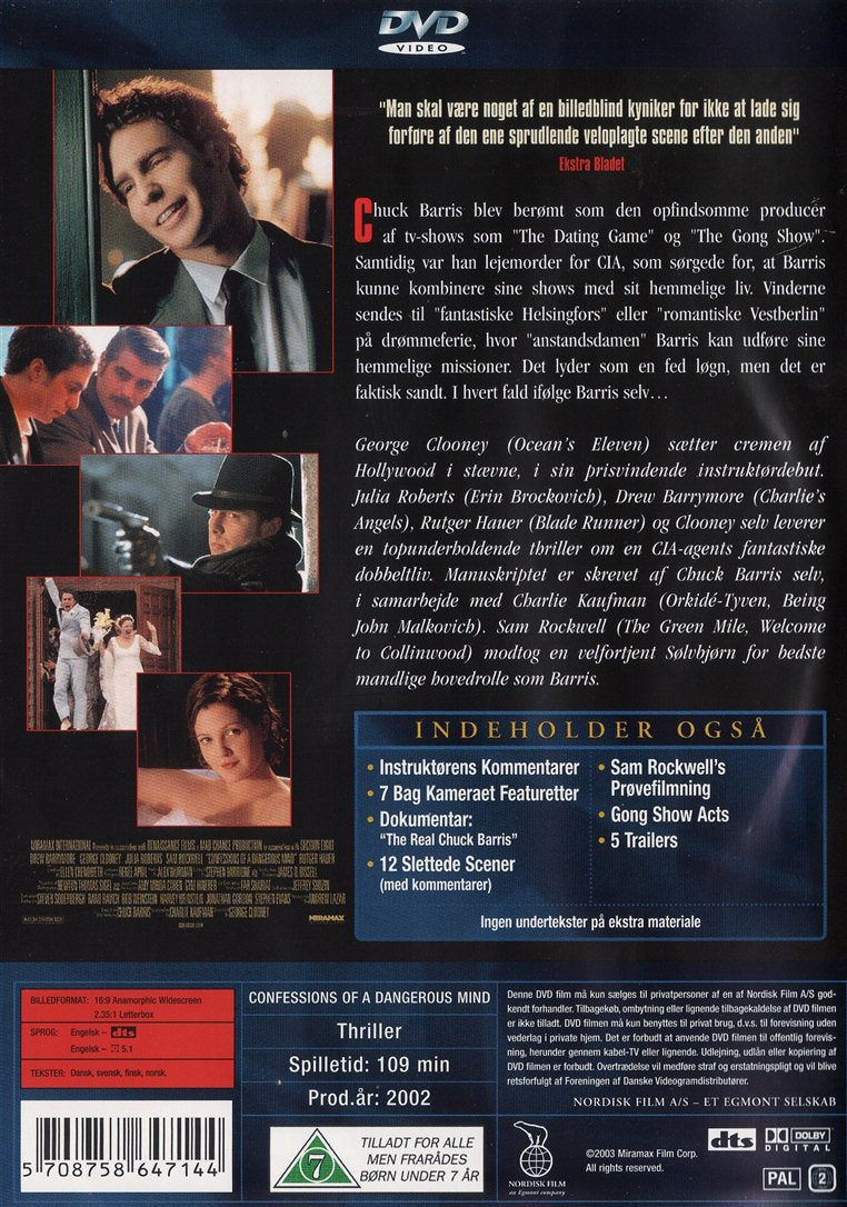 Confessions of a Dangerous Mind (DVD)