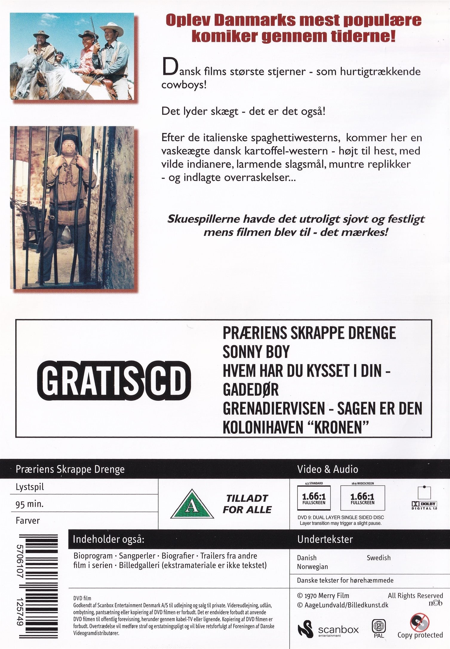 Præriens skrappe drenge (DVD)