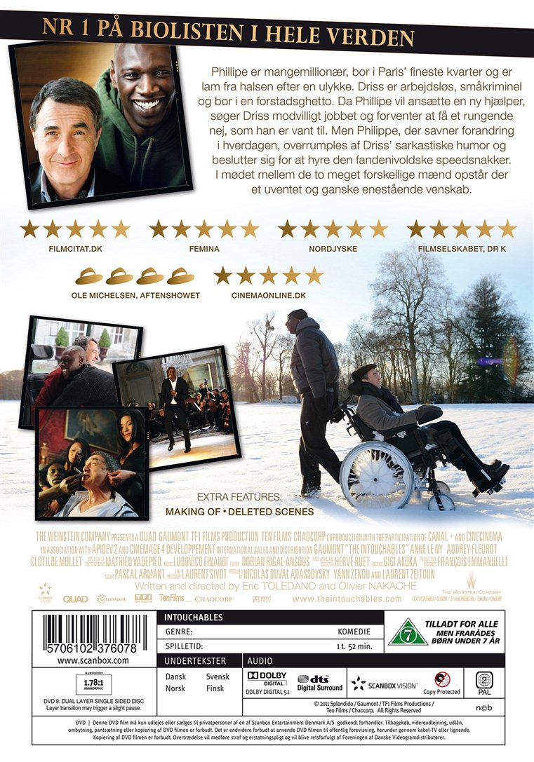 De Urørlige (DVD)