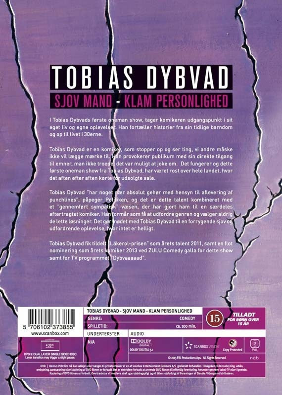 Tobias Dybvad: Sjov mand, klam personlighed (DVD)