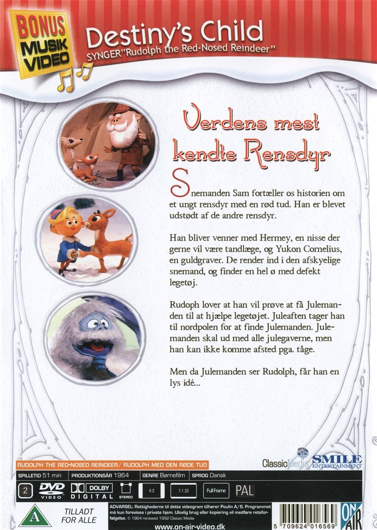 Rudolph med den røde tud (DVD)