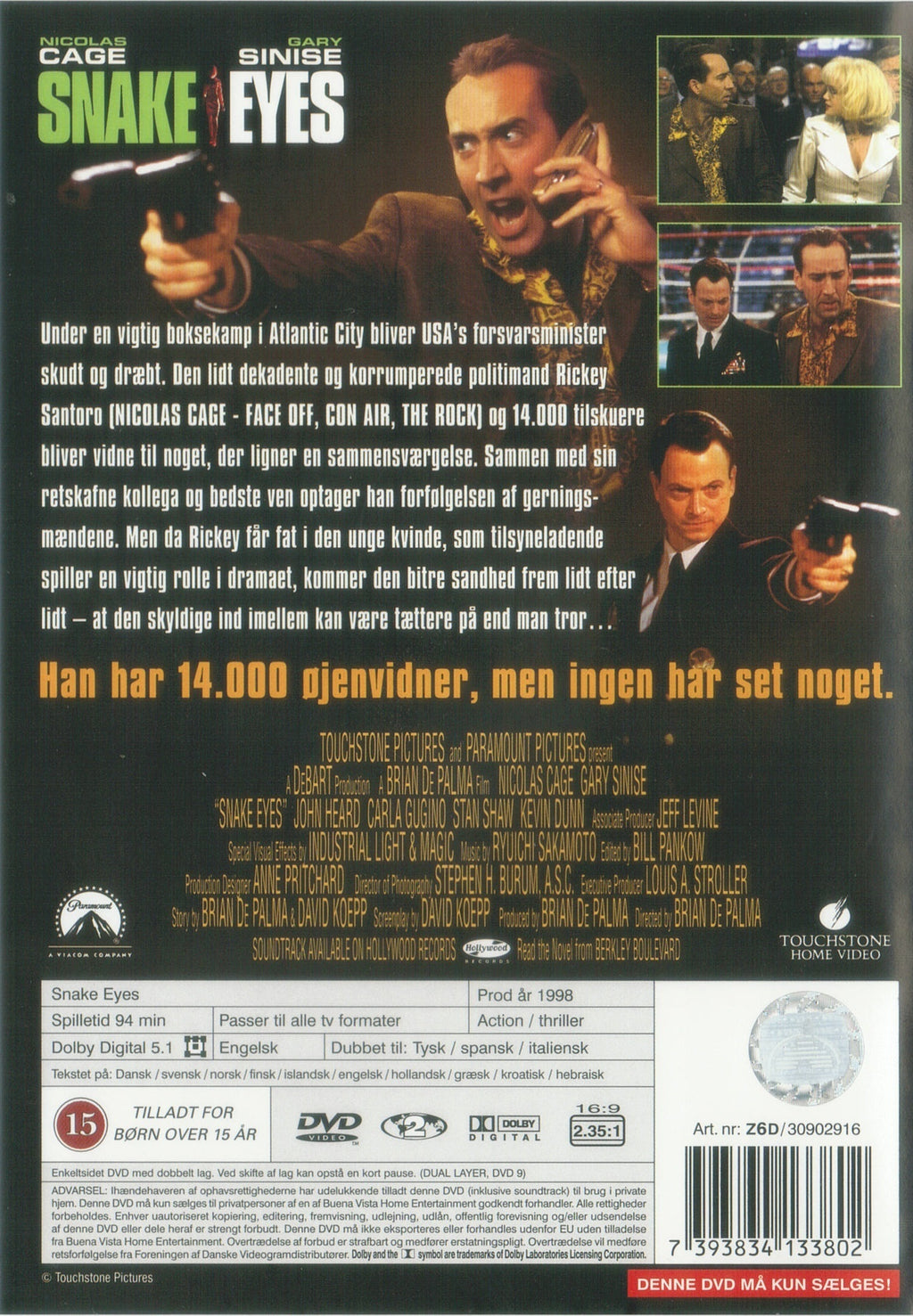 Snake Eyes (DVD)