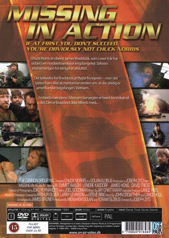 Missing In Action 1: 2 Døgn I Helvede (DVD)