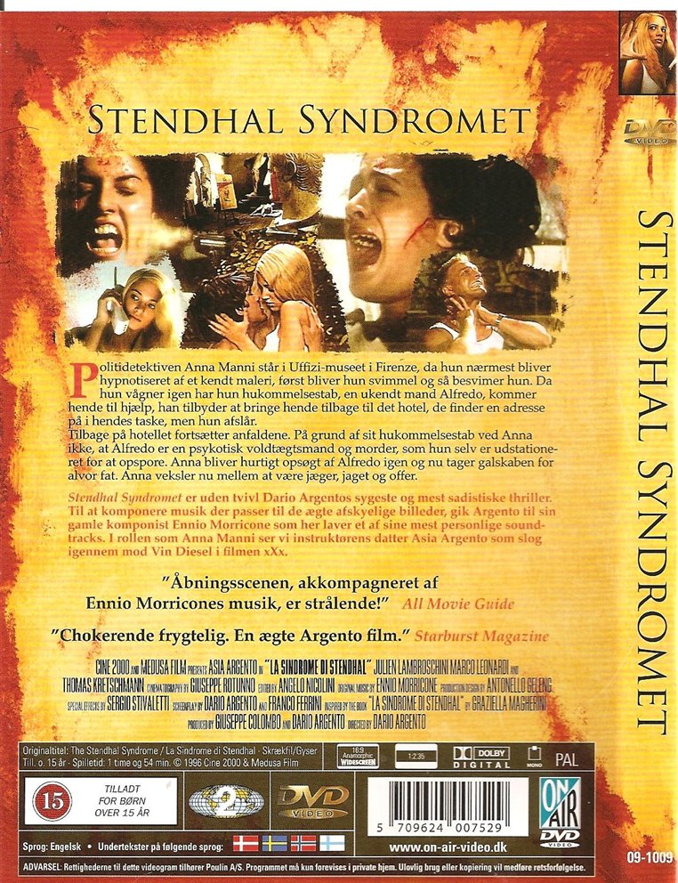 The Stendhal Syndrome (DVD)