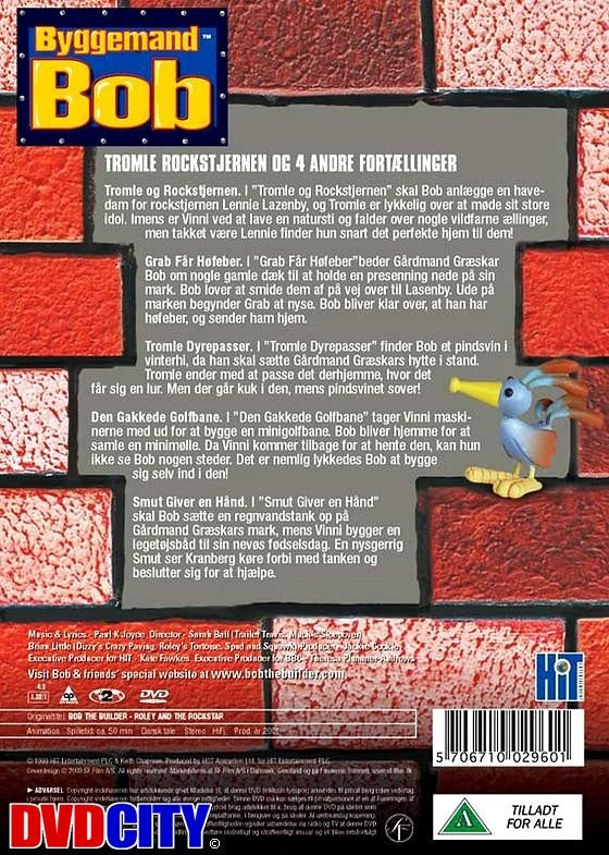 Byggemand Bob - Tromle og rockstjernen og 4 andre fortællinger (DVD)
