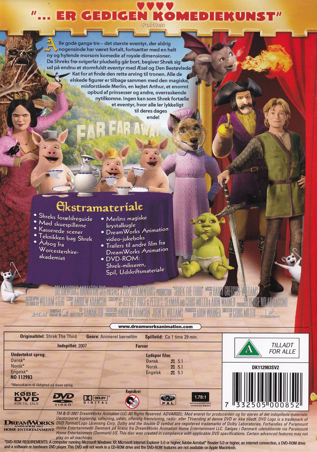 Shrek den Tredje (DVD)