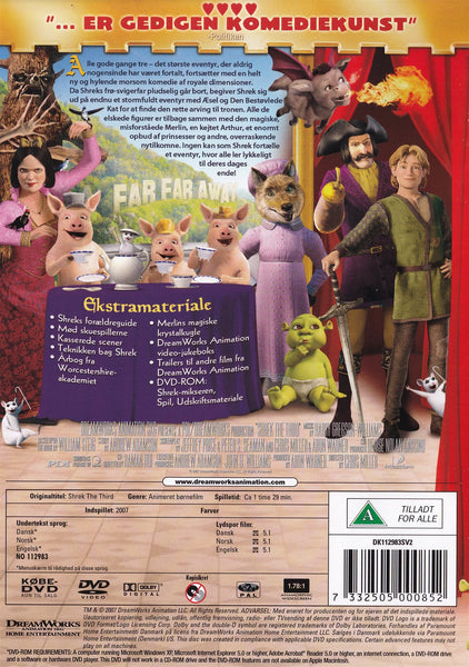 Shrek den Tredje (DVD)