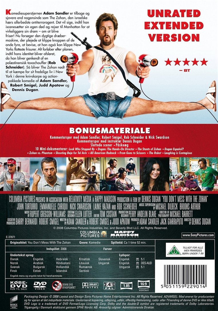 You Don't Mess with the Zohan (DVD)