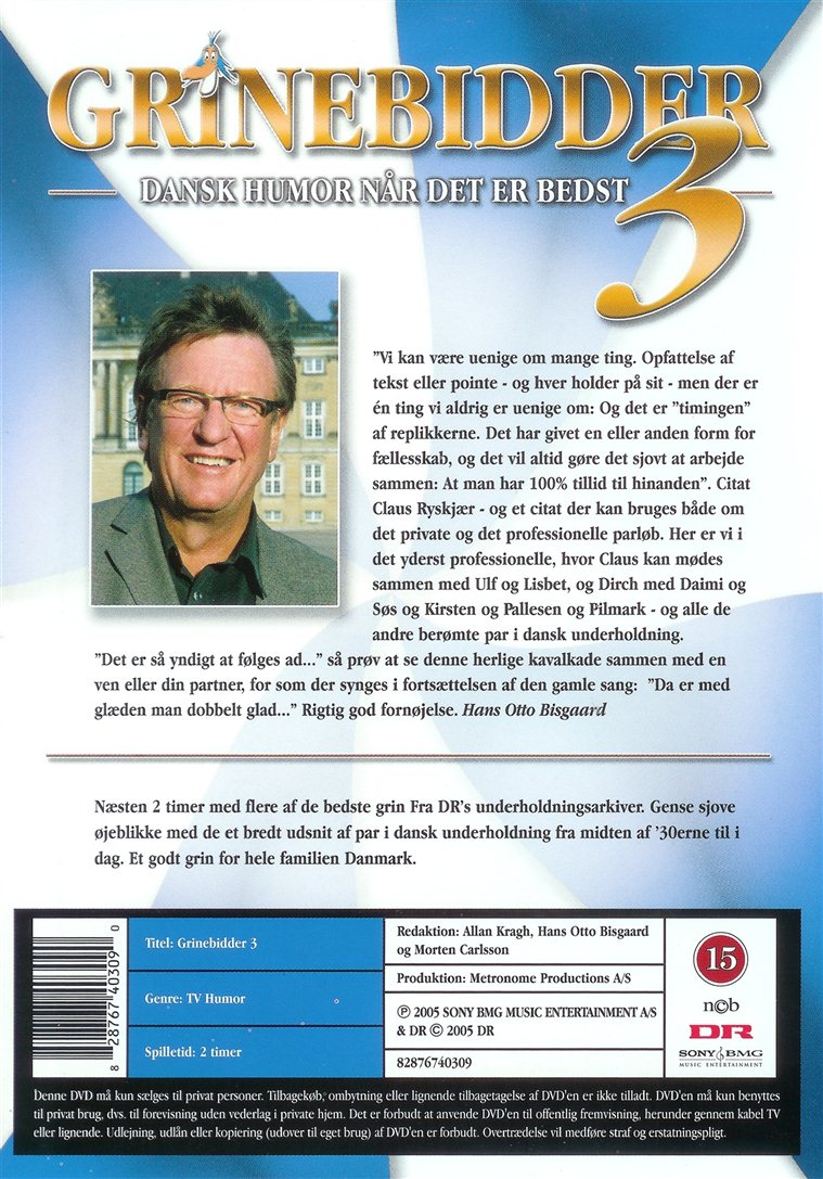 Grinebidder 3: Dansk humor når det er bedst (DVD)