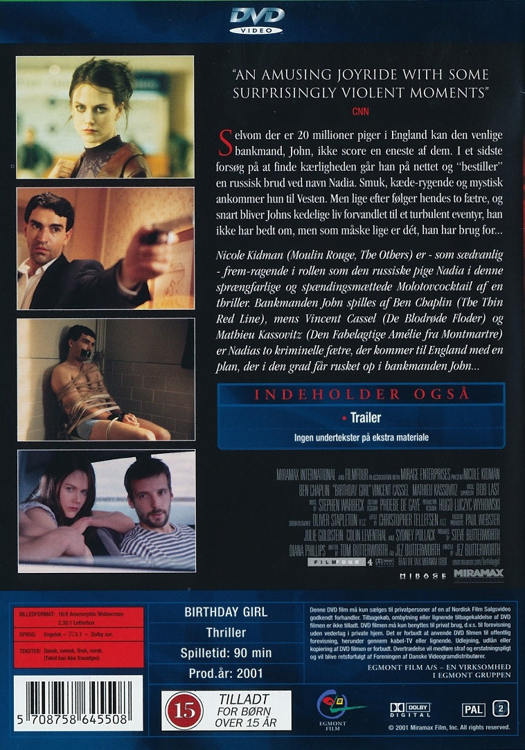 Birthday Girl (DVD)
