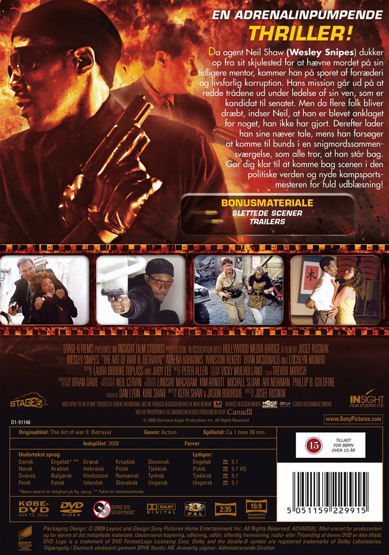 The Art Of War II: Betrayal (DVD)