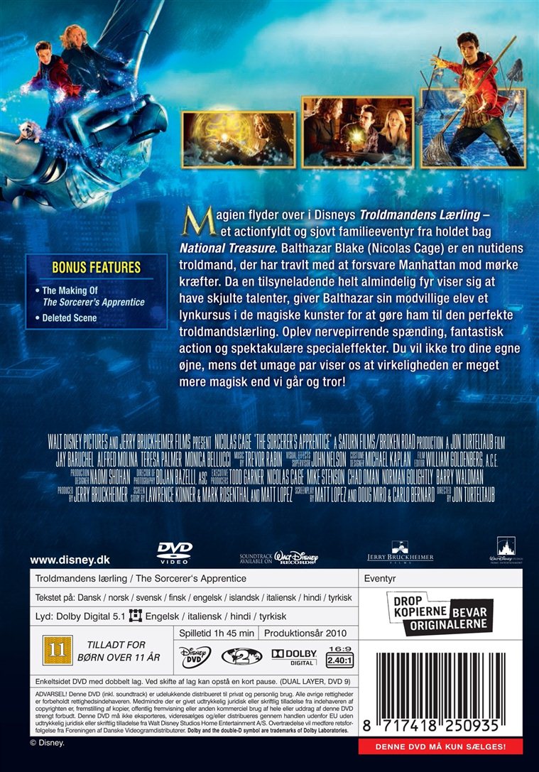 Troldmandens Lærling (DVD)