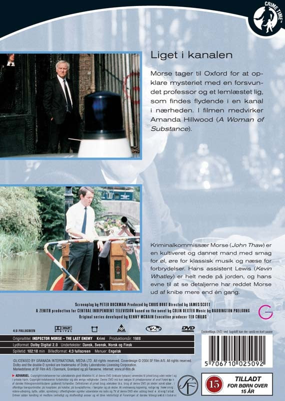 Inspector Morse 09 - Liget I Kanalen (DVD)