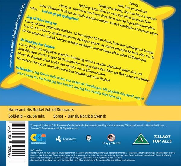 Harry Og En Spand Fyldt Med Dinosaurer (6) - Jeg Vil Ikke I Seng Nu (DVD)