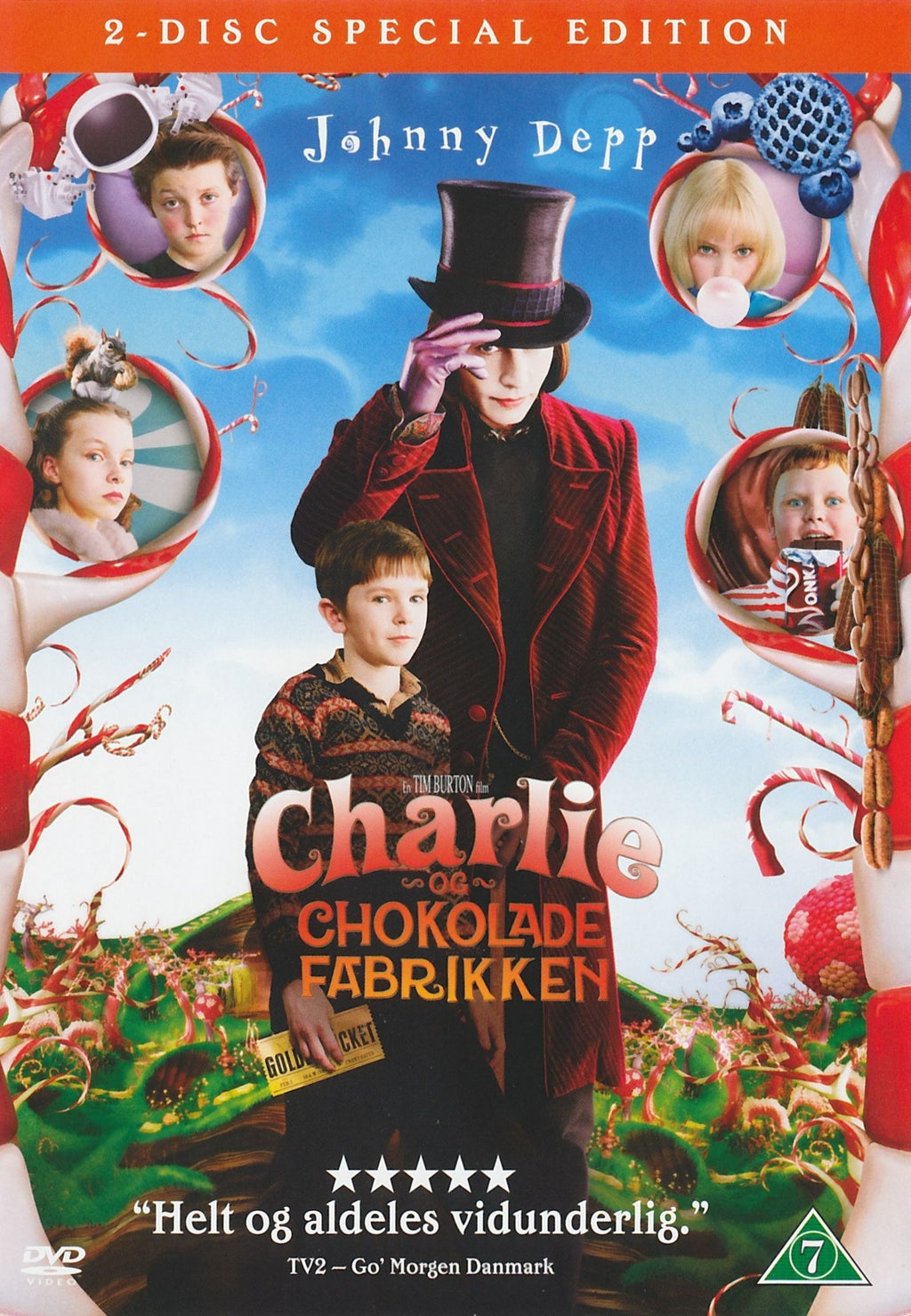 Charlie og chokoladefabrikken (DVD)