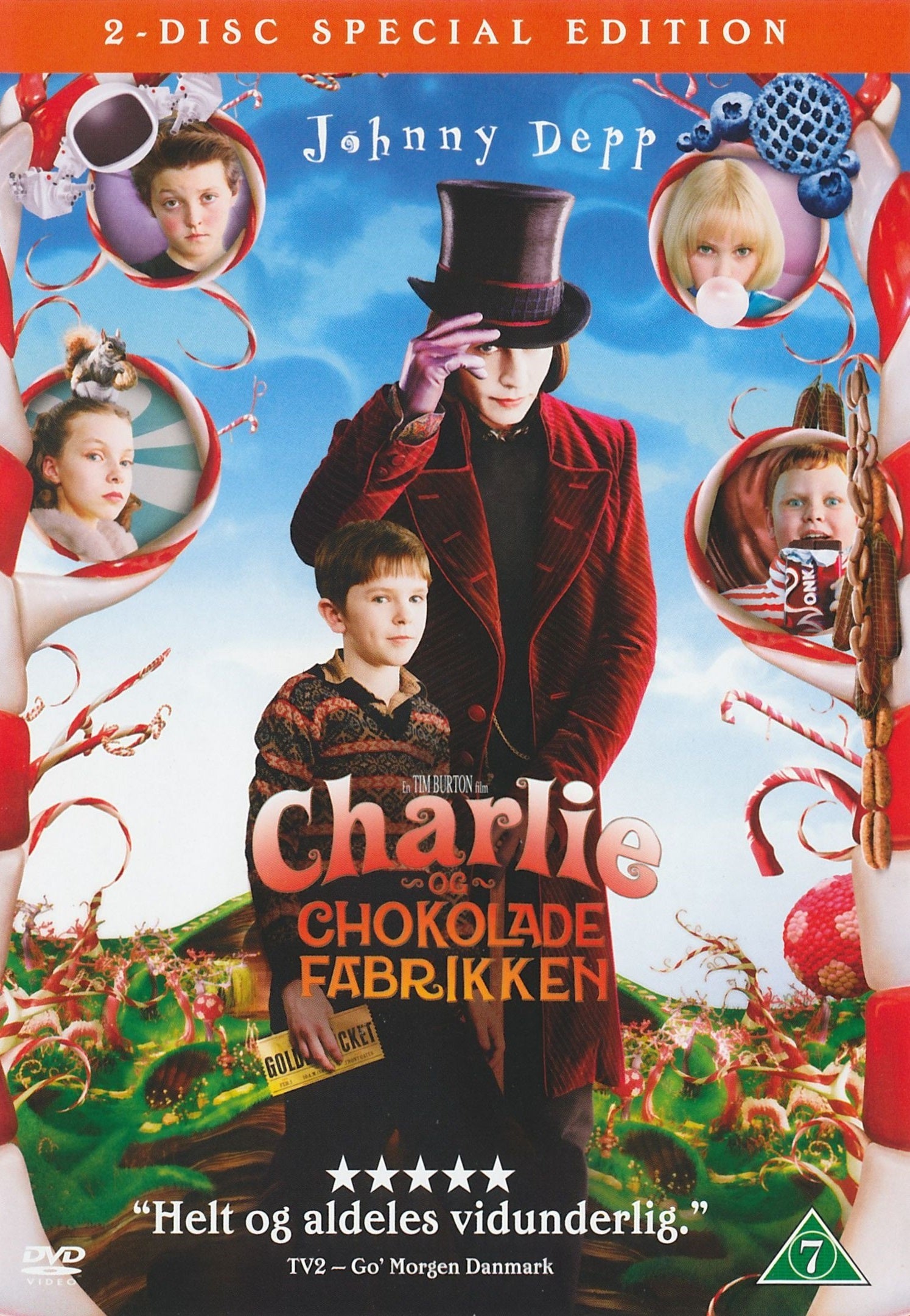 Charlie og chokoladefabrikken (DVD)