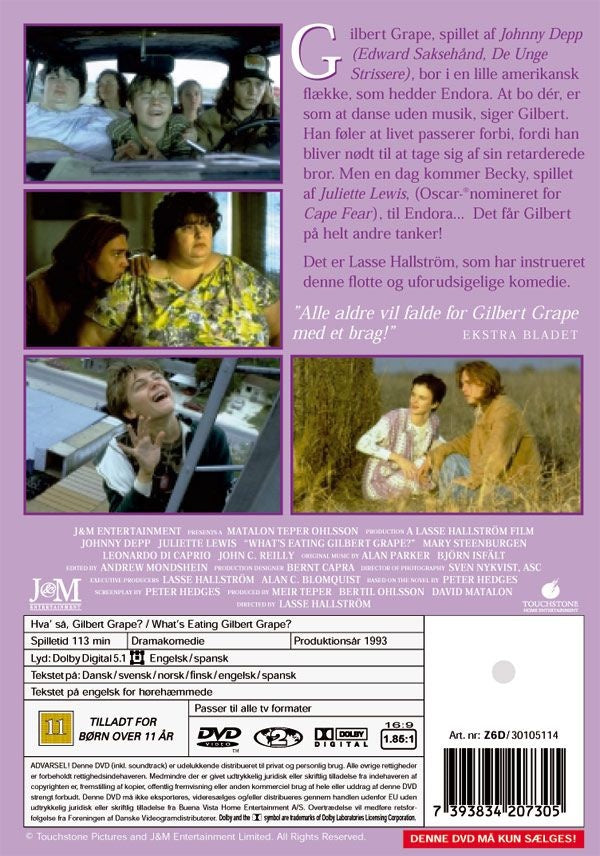 Hva' Så Gilbert Grape? (DVD)