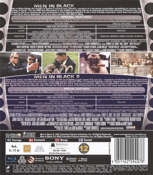 Men in Black Two Pack (Blu-ray)