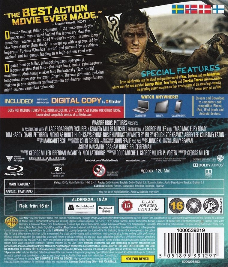 Mad Max: Fury Road (Blu-ray)