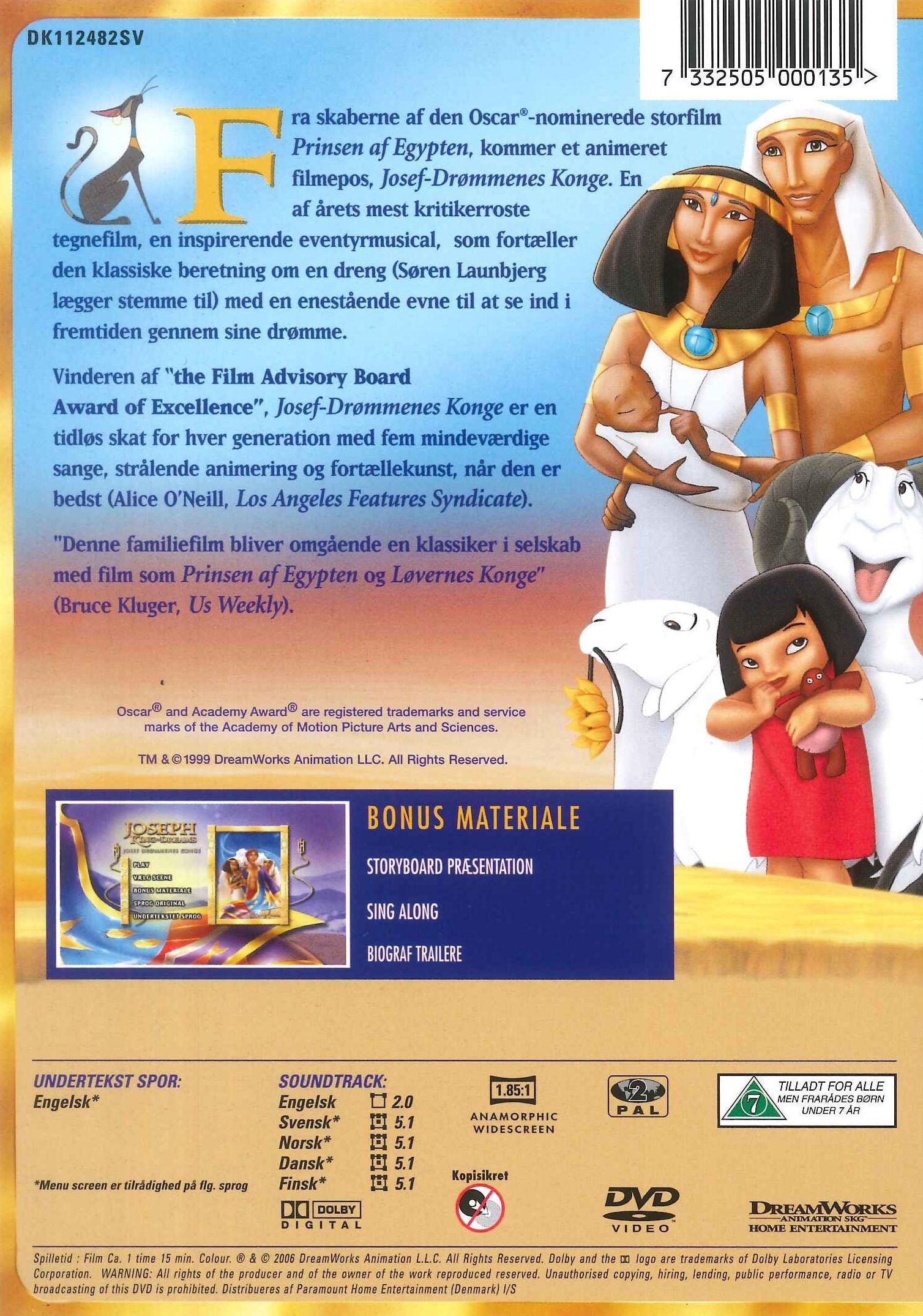 Josef - drømmenes konge (DVD)