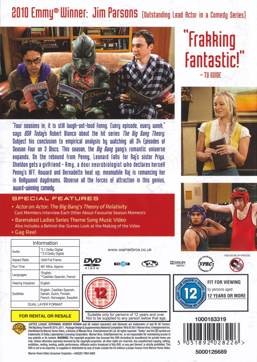 The Big Bang Theory: The Complete Fourth Season (DVD)