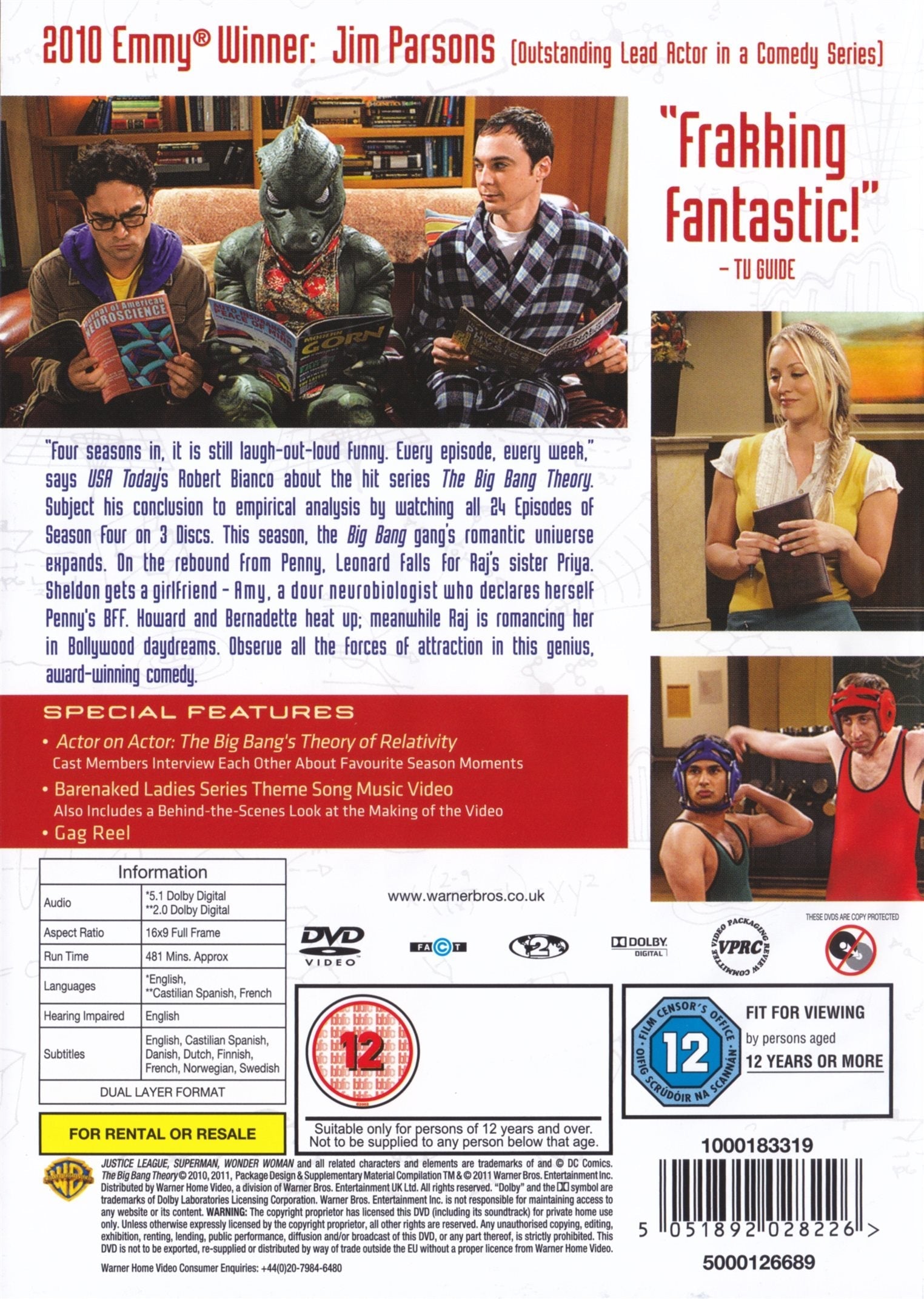 The Big Bang Theory: The Complete Fourth Season (DVD)