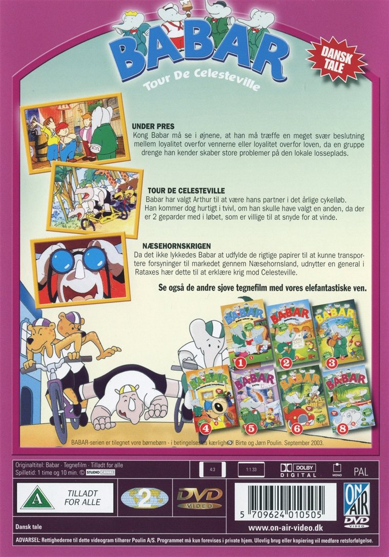 Babar 7: Tour De Celesteville (DVD)