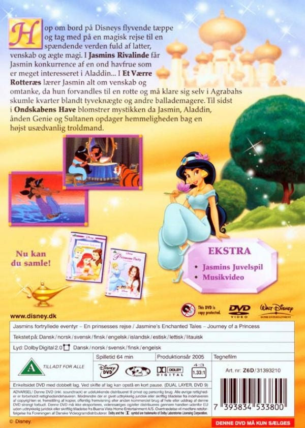 Jasmins Fortryllede Eventyr - En Prinsesses Rejse (DVD)