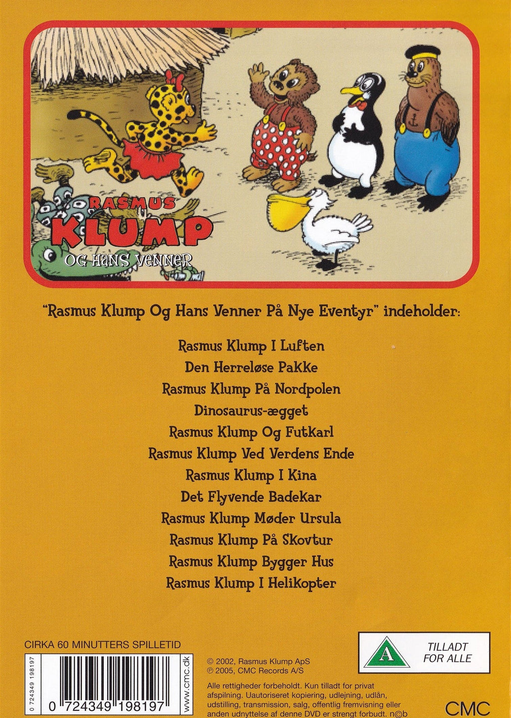 Rasmus Klump og hans venner på nye eventyr (DVD)