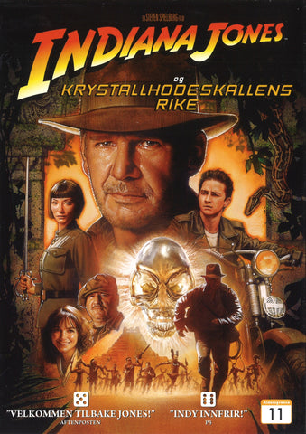 Indiana Jones Og Krystallhodeskallens Rike (DVD)