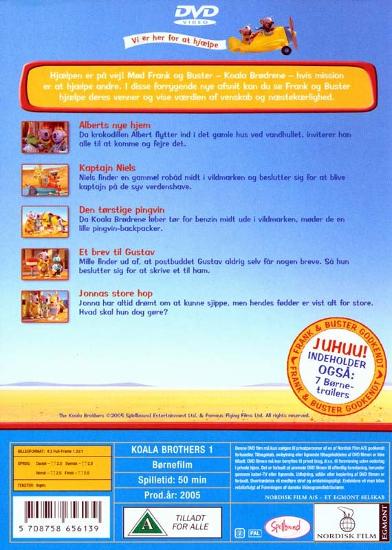 Koala Brødrene 1 - Mød Frank & Buster (DVD)