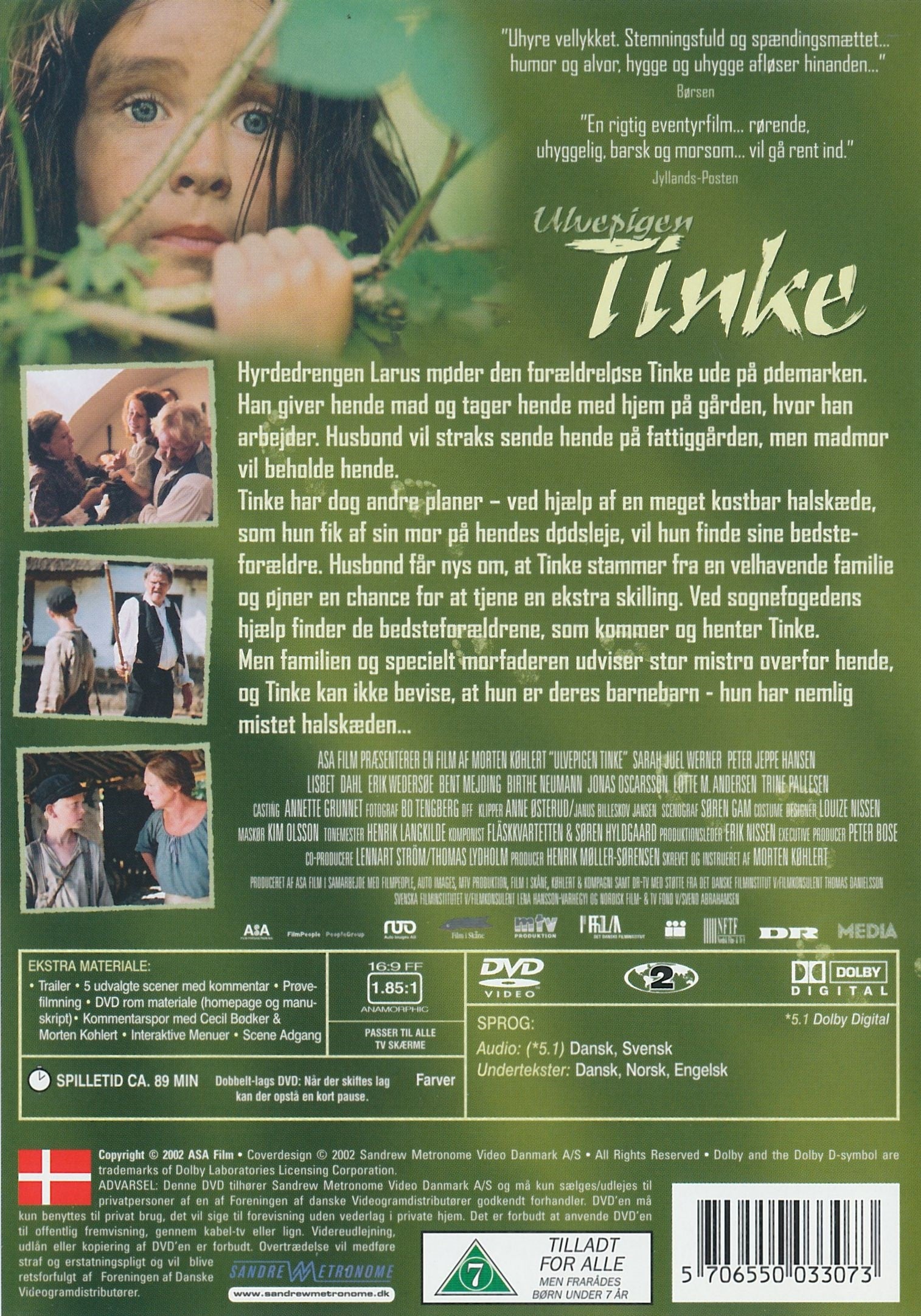Ulvepigen Tinke (DVD)