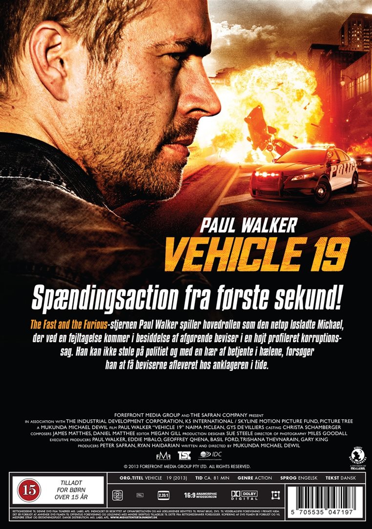 Vehicle 19 (DVD)