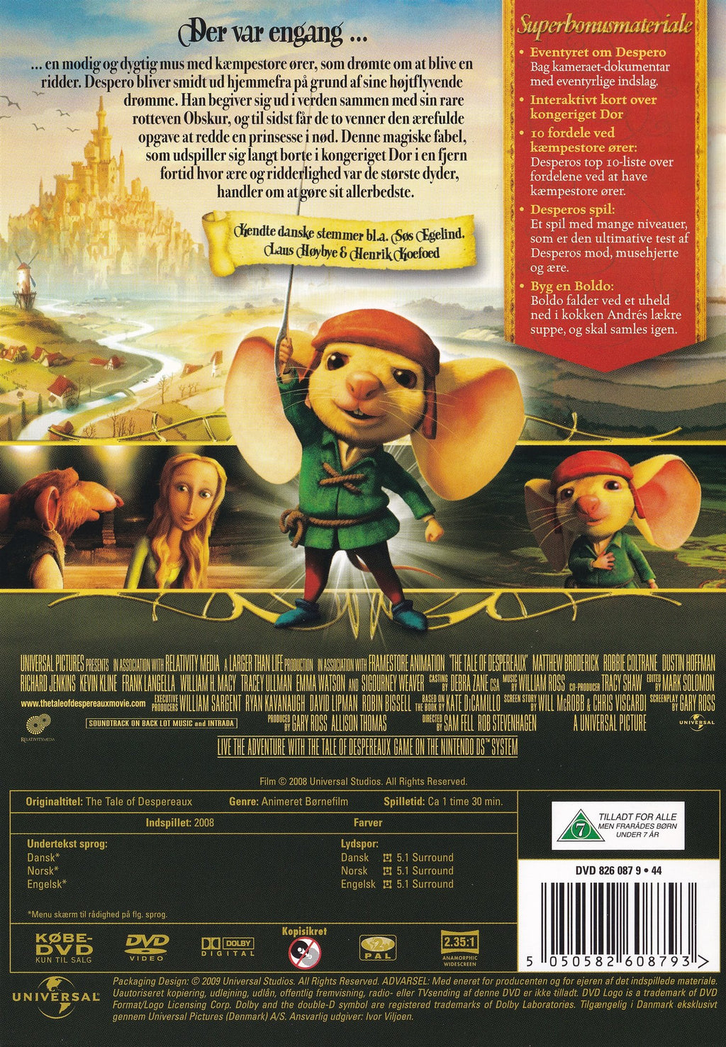 Eventyret Om Despero (DVD)