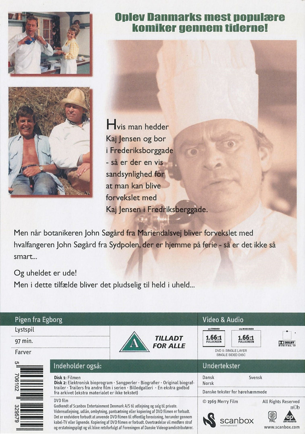 Pigen fra Egborg (DVD)
