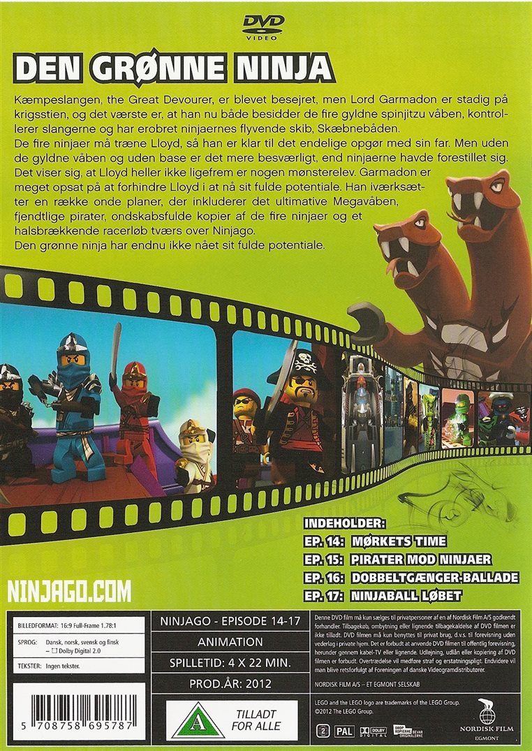 Ninjago - Masters of Spinjitzu Episode 14-17 (DVD)