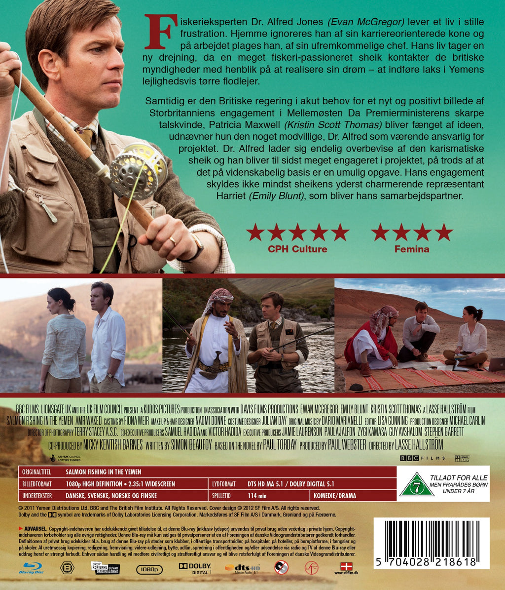 Laksefiskeri i Yemen (Blu-ray)