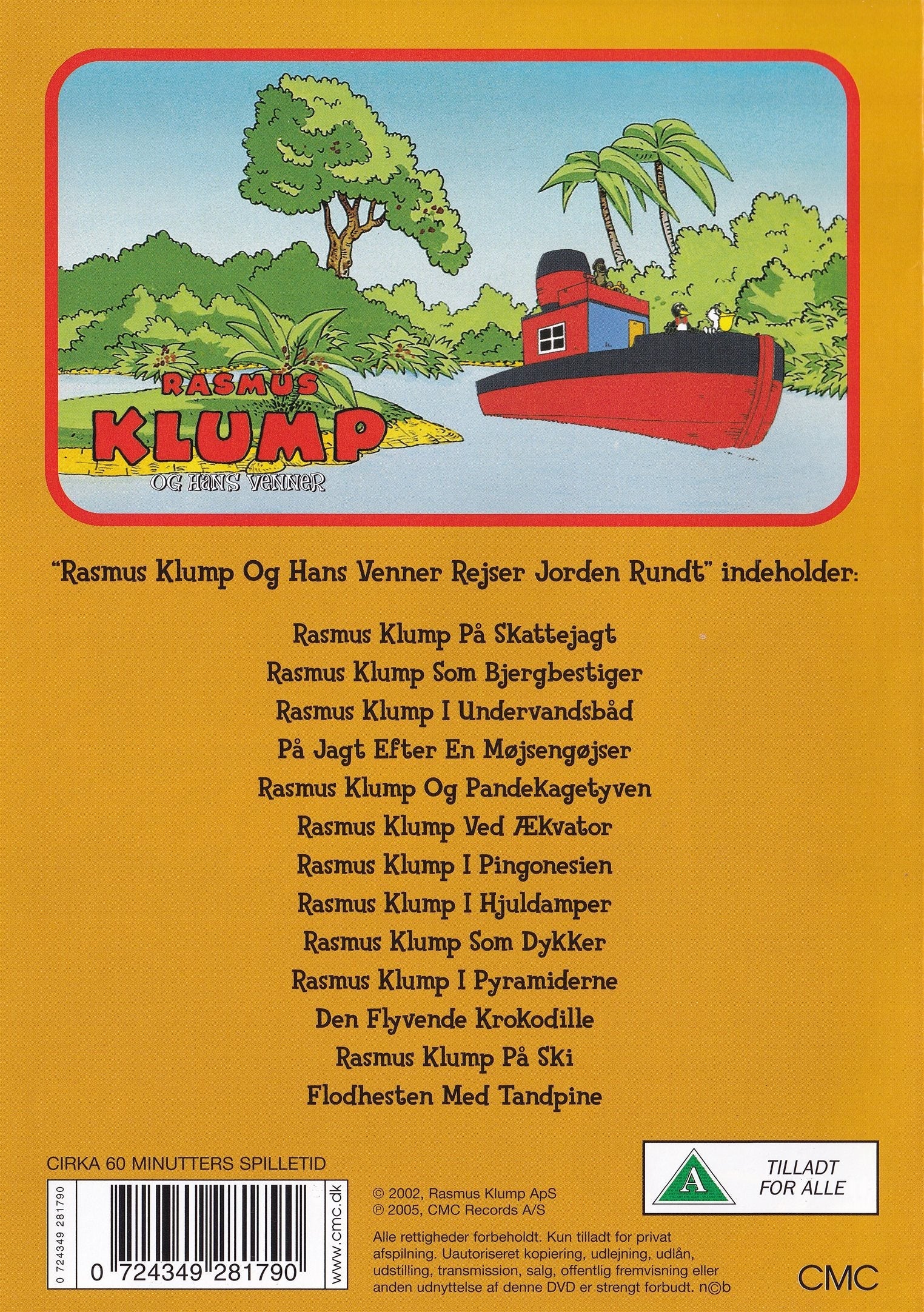 Rasmus Klump og hans venner rejser jorden rundt (DVD)
