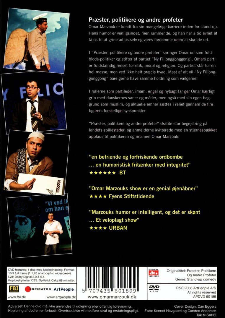 Omar: Præster, Politikere og Andre Profeter (DVD)