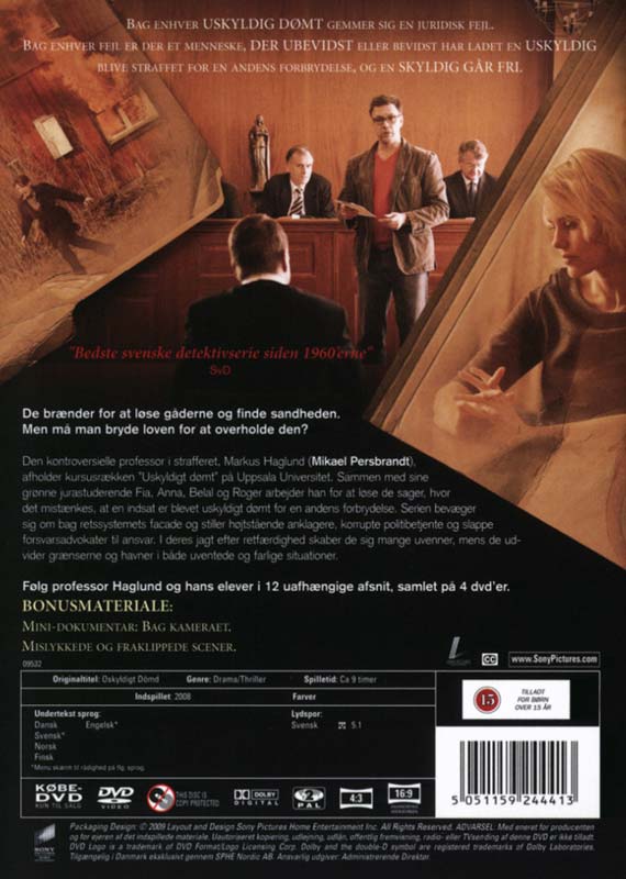 Uskyldigt Dømt: sæson 1 (DVD)